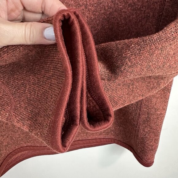 Patagonia‎ Mens Performance Better Sweater® 1/4-Zip Size Small Cinder Red - Picture 6 of 10